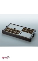 جای کمربند و کراوات و زیور آلات ریلی باکس دار ملونی Melloni کد WS4118