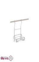 جا اسکاجی کوچک آویز استیل-آوین آدلان Adlan کد AS920