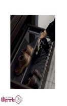 کشوی ریلی جاکفشی فلز و چرم داسی DASI کد DW07