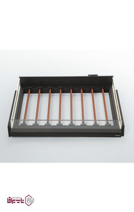 جای شلوار چرمی ریلی داخل کمد لباس با بدنه LED ملونی Melloni کد WS4161