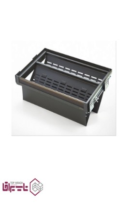 جاکفشی فلزی ریلی با صفحه مشبک داخل کمد لباس ملونی Melloni کد WS4144G
