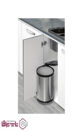سطل گرد زیر سینک با قابلیت نصب روی درب ملونی Melloni کد 9130